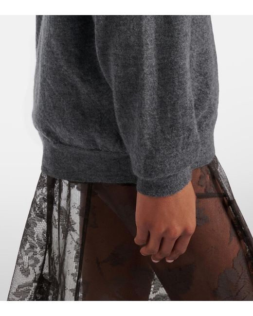 Prada Gray Cashmere Sweater