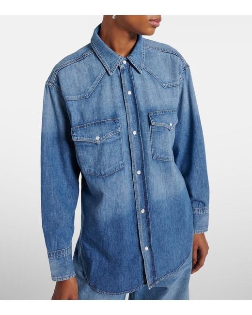 Citizens of Humanity Blue Kayla Denim Shirt