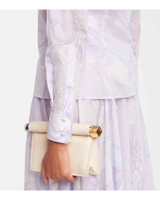 Emilio Pucci White Orchidee Cotton Shirt