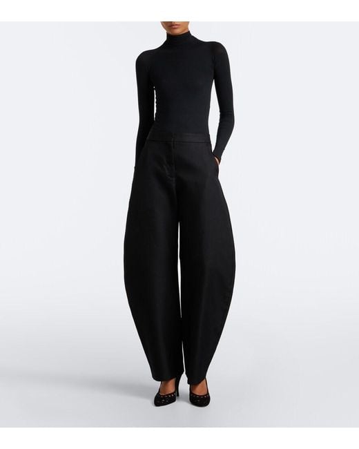 Alaïa Black Vienne Suede Pumps