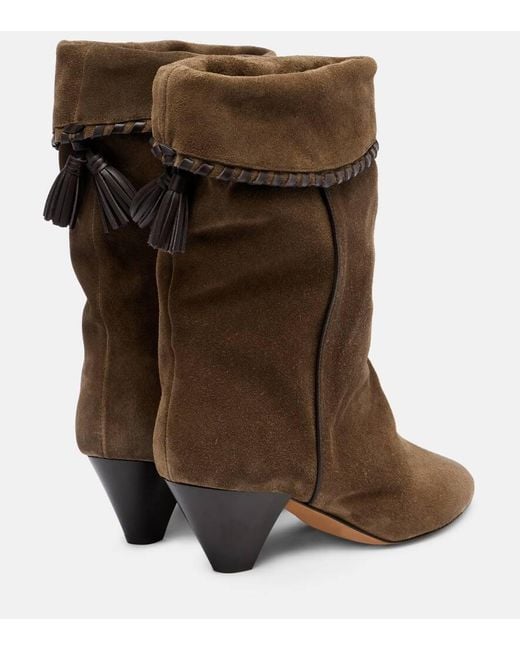 Botines Dalby 55 De Ante Isabel Marant de color Brown