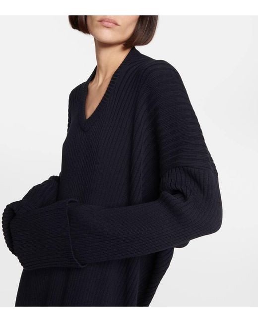 The Row Blue Maxikleid Elodie Aus Baumwolle