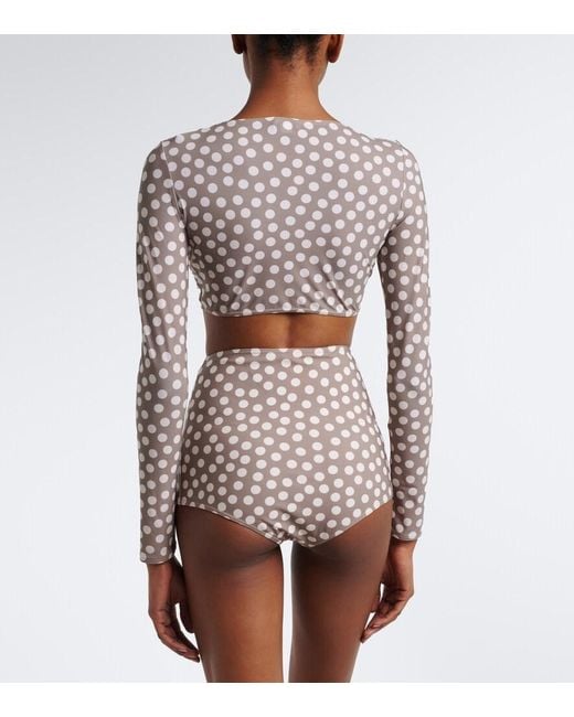 Alaïa Pink Polka-Dot Bikini