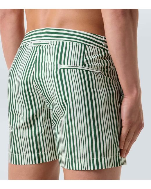 Orlebar Brown Badeshorts Setter in Green für Herren