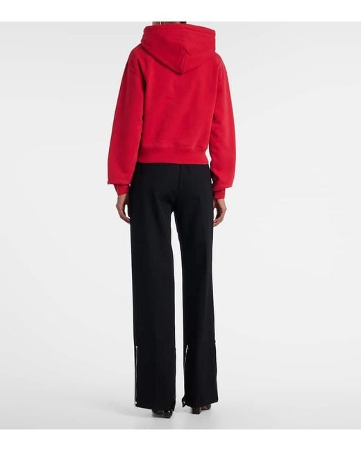 Felpa Con Cappuccio di Jacquemus in Red
