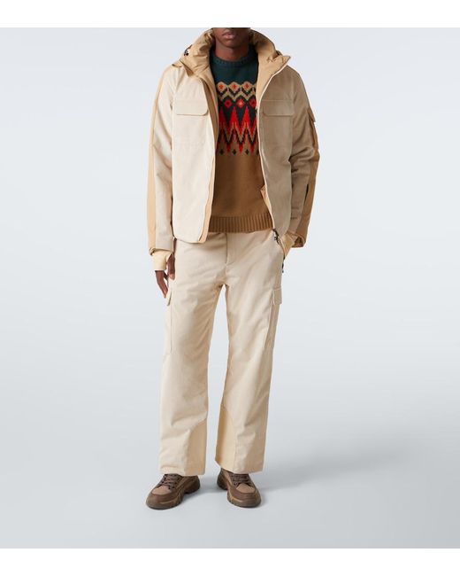 Bogner Orange Ron Fair Isle Cashmere Sweater for men