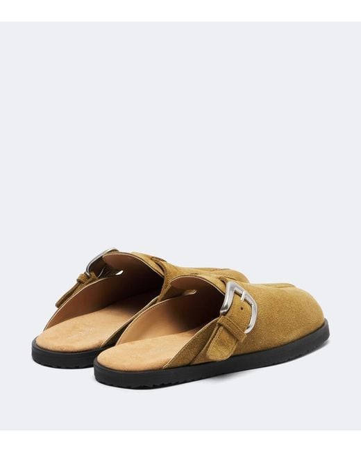 Maison Margiela Yellow Tabi Daily Suede Mules