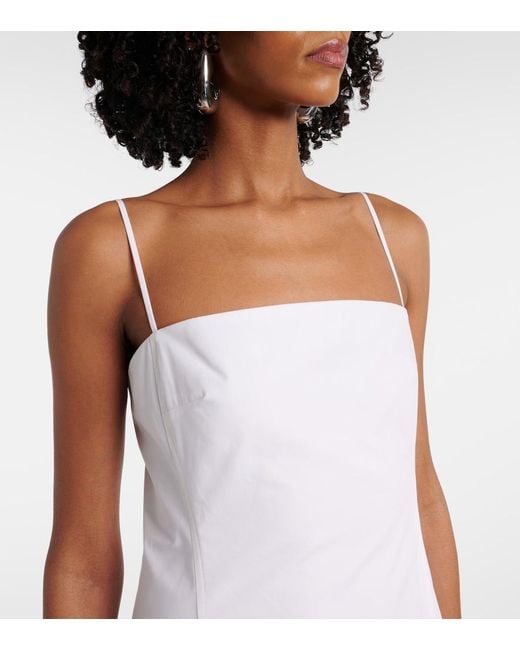 Jonathan Simkhai White Cotton Midi Dress