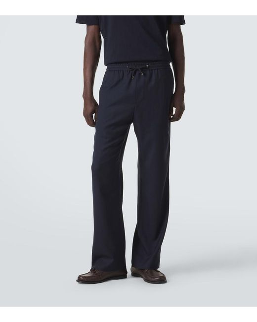 God's True Cashmere Blue Soul Cashmere Straight Pants for men