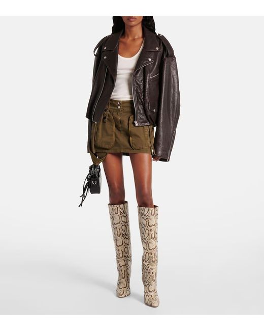 Botas Altas Lavinia 100 De Piel Paris Texas de color Natural