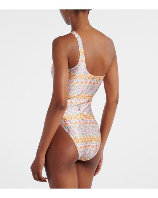 Missoni White Chevron Swimsuit