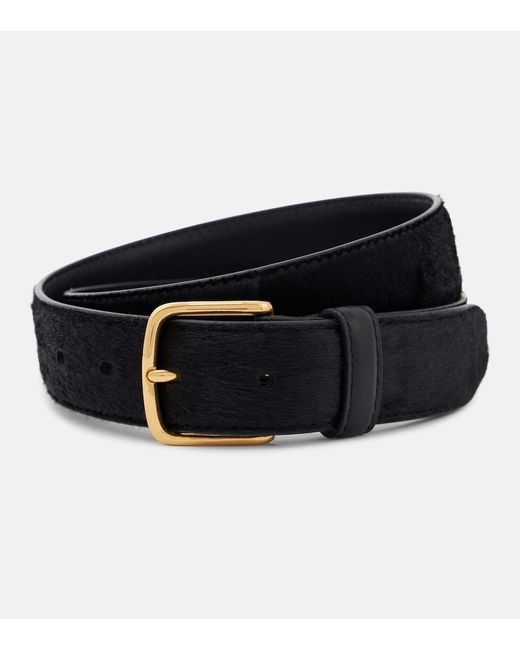 The Row Black Guertel Aus Leder
