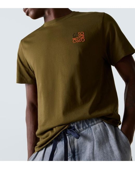 Loewe Green X Wimbledon Logo Gym Towel for men