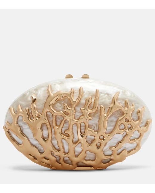 Jonathan Simkhai Metallic Clutch Dylan