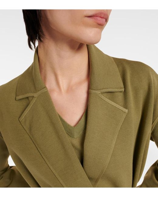 Joseph Green Silk-blend Wrap Coat