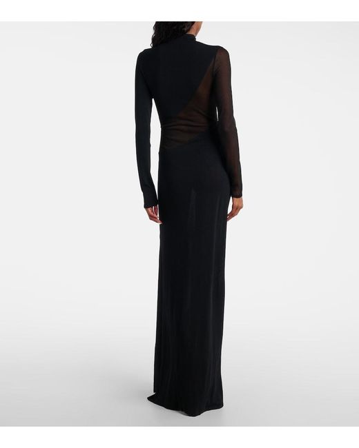 Maxi Dresses Alaïa de color Black