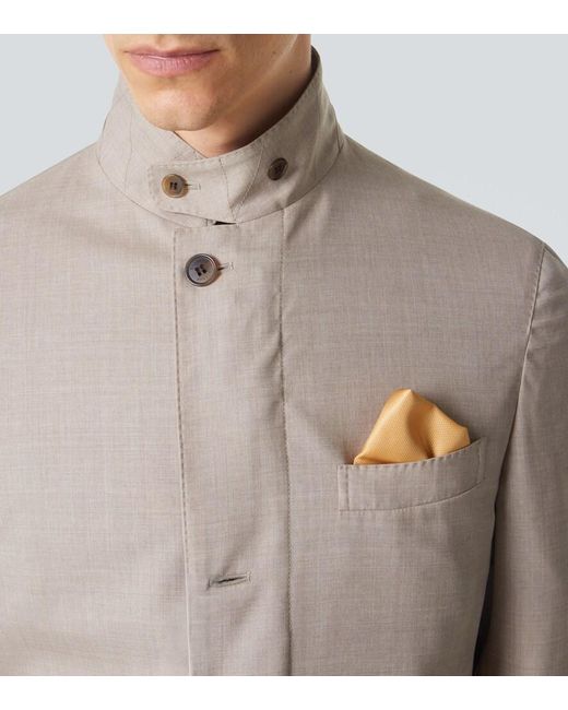 Dunhill Natural Wool Jacket for men