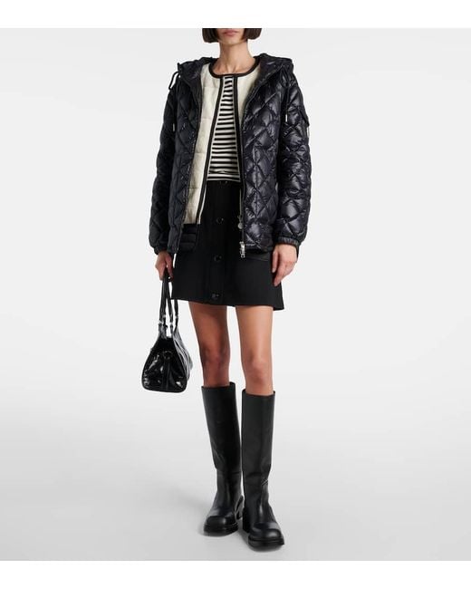 Moncler Black Quilted Down Jacket