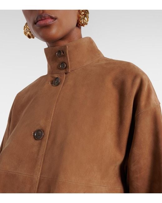 Jonathan Simkhai Brown Marley Suede Jacket