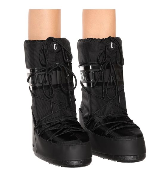 Moon Boot Exclusive To Mytheresa – Classic Plus Snow Boots in Black | Lyst