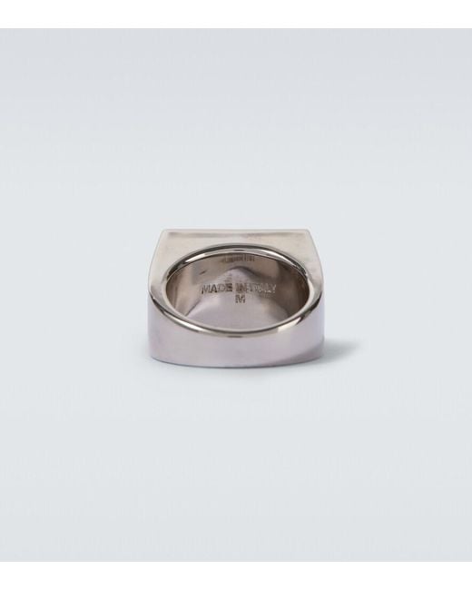 Dries Van Noten Ring in Black für Herren
