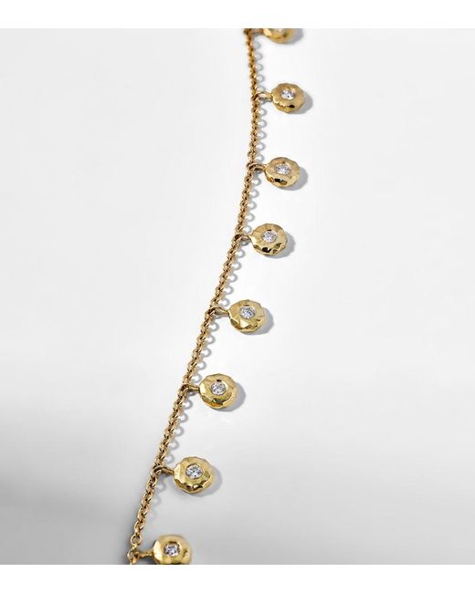 Octavia Elizabeth Metallic Nesting Gem 18Kt Bracelet With Diamonds