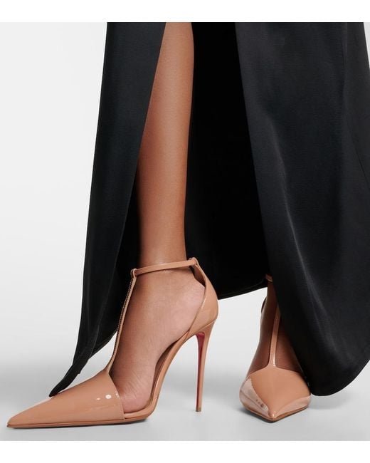 Christian Louboutin Pink Kate Patent Leather Pumps