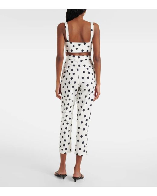 Adriana Degreas Metallic Top Aus Baumwolle