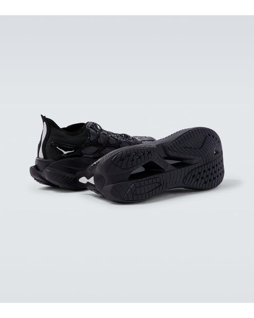 Hoka One One Black Mach X Caged Running Shoes for men