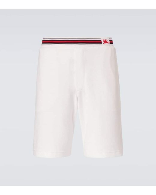 Burberry Shorts Ekd Aus Frottee in White für Herren