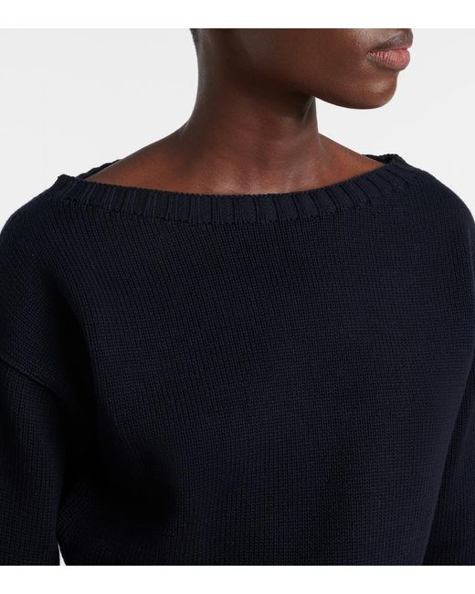 Jersey De Algodon Prada de color Blue