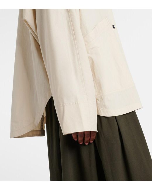 Totême Natural Cotton-Blend Jacket