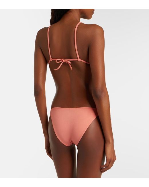 Top De Bikini Triangular Mouna Eres de color Pink