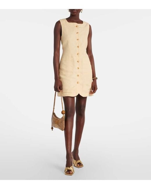 Posse Natural Emma Linen Minidress