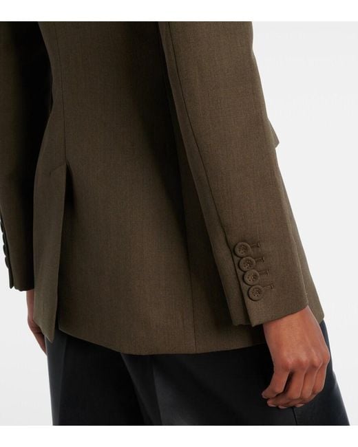 Altuzarra Green Beatty Virgin Wool Blazer