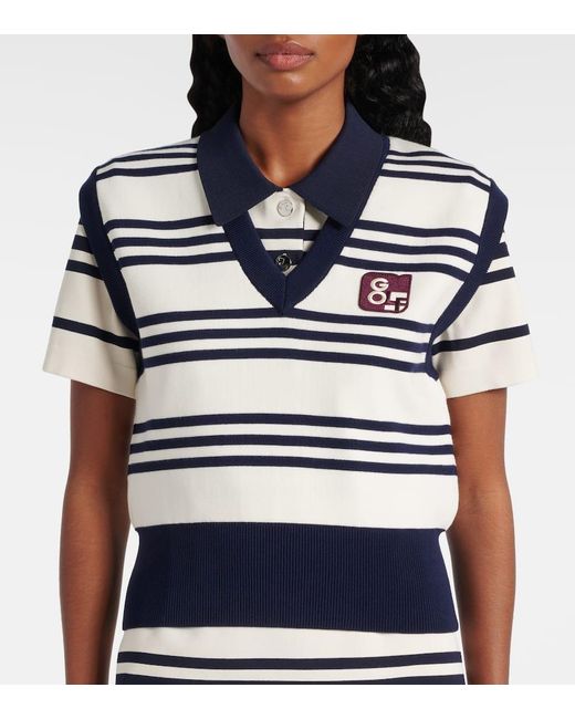 Tory Burch Blue Pullunder