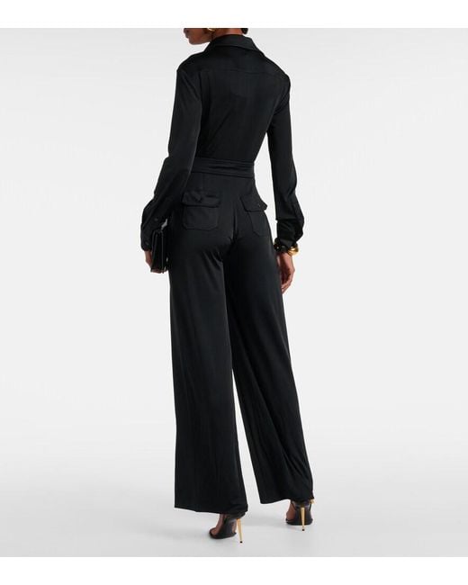 Tom Ford Black Jersey Jumpsuit