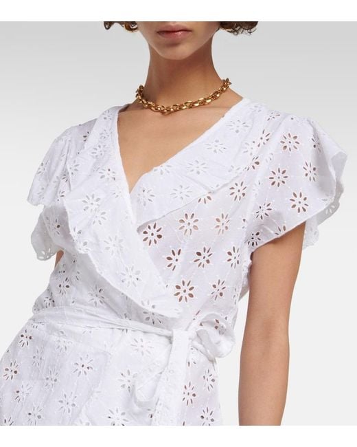 Melissa Odabash White Brianna Cotton Maxi Dress