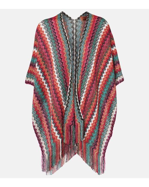 Capa En Zigzag Missoni de color Red