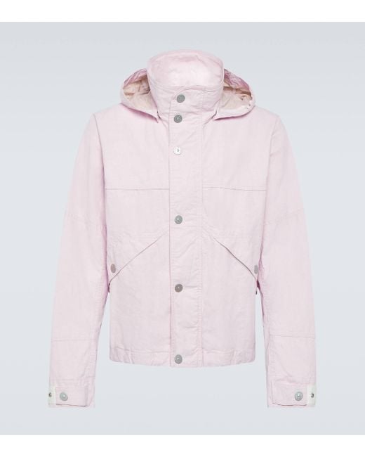Stone Island Pink Marina Linen Jacket for men