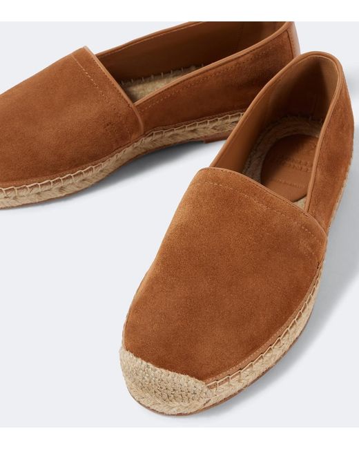 Brunello Cucinelli Brown Suede Espadrilles for men