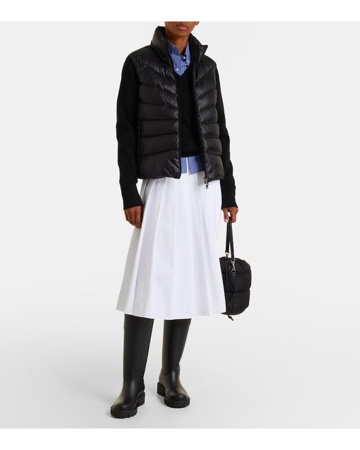 Moncler Black Kickstream Rain Boots