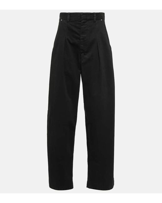 Pantalones anchos Lenadi de algodon Isabel Marant de color Black