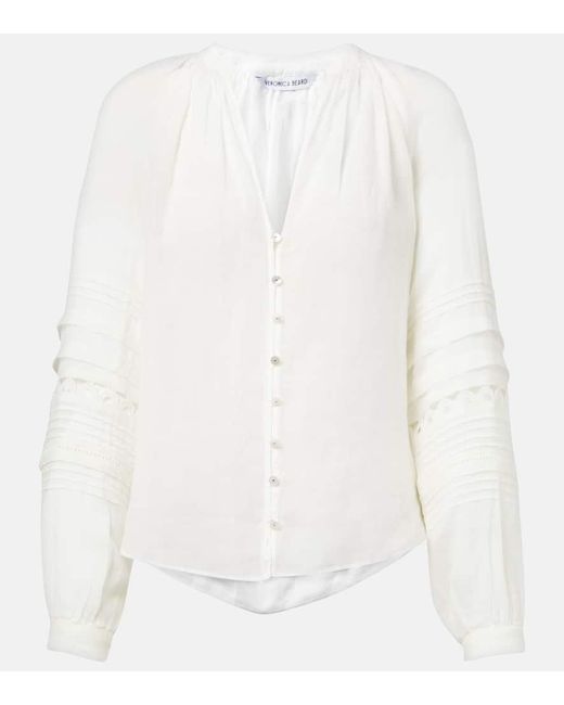 Veronica Beard White Bluse Ailani