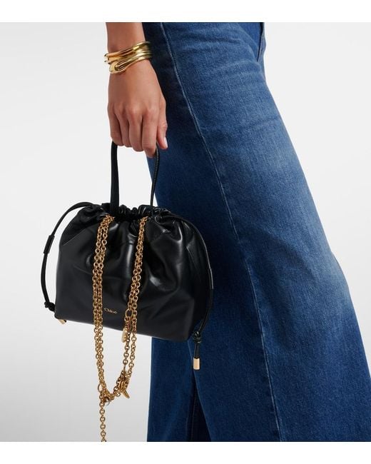Chloé Black Icons Small Leather Shoulder Bag