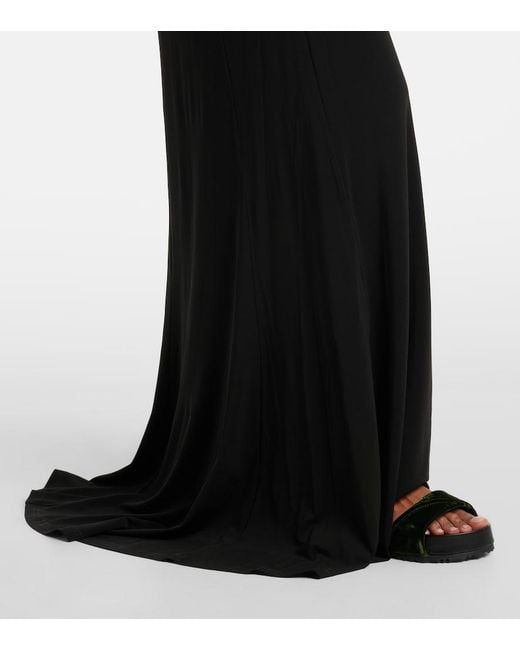 Robe Longue Avec Echarpe Plan C en coloris Black