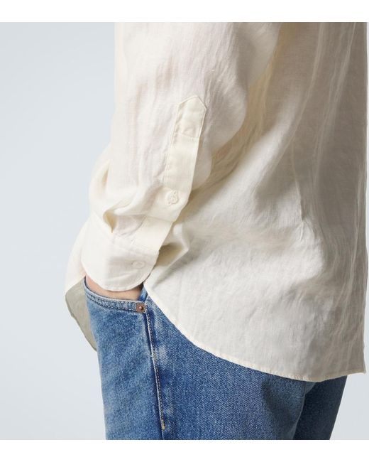 Lardini Natural Linen Shirt for men