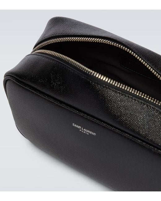 Saint Laurent Kosmetiketui Aus Leder in Black für Herren
