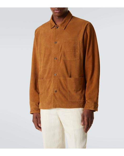 Polo Ralph Lauren Brown Suede Field Jacket for men