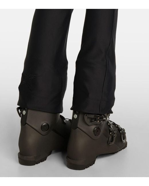 Perfect Moment Blue Altaire Mid-Rise Flared Leggings